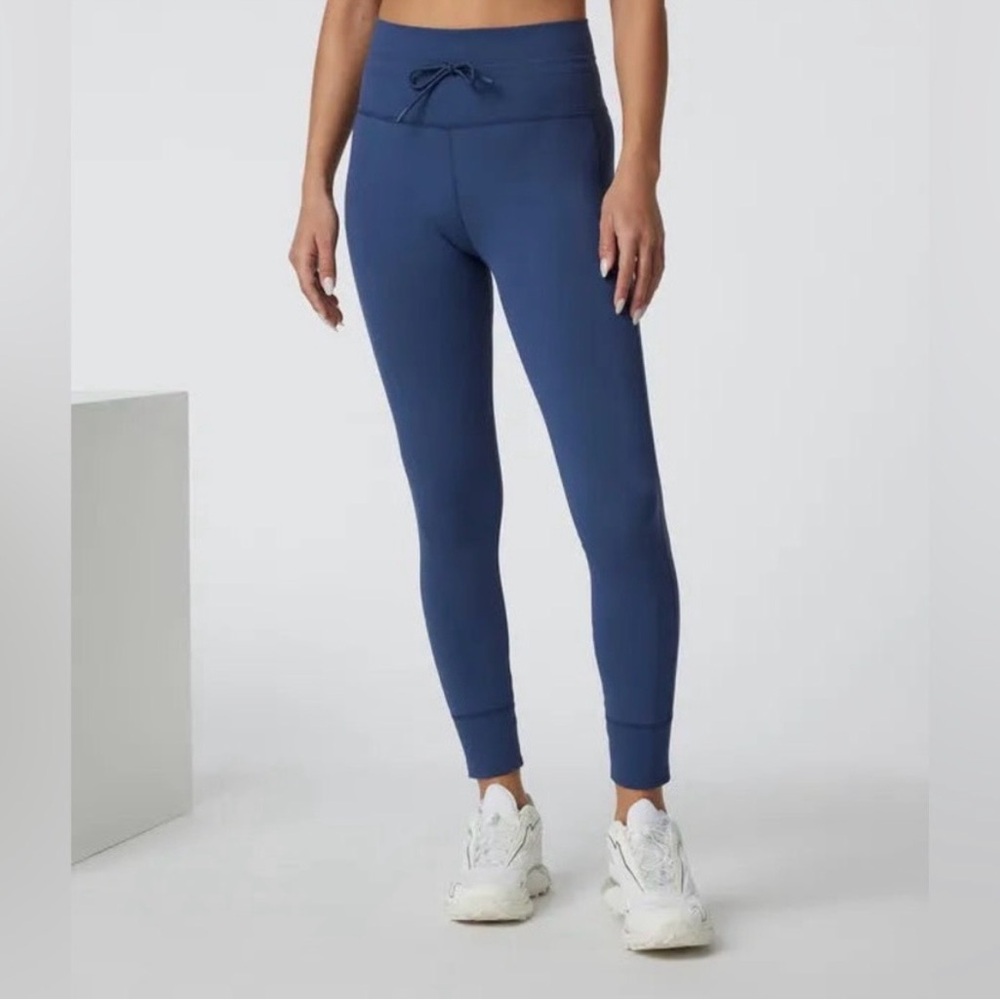 Vuori Women's Daily Drawstring Leggings Women's Small Blue Athleisure